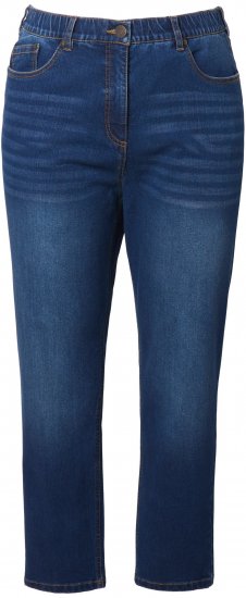 Ulla Popken Stretch Fit Mom Jeans Blue Denim - Jeans & Broeken in Grote Maten – Plus Size - 