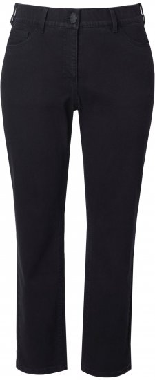 Ulla Popken Stretch Fit Boyfriend Jeans Black - Jeans & Broeken in Grote Maten – Plus Size - 