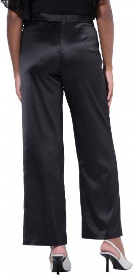 Ulla Popken Rhinestone Detail Comfort Waist Pants Black - Jeans & Broeken in Grote Maten – Plus Size - 