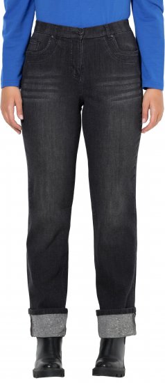 Ulla Popken Rhinestone Studded Jeans Grey - Jeans & Broeken in Grote Maten – Plus Size - 