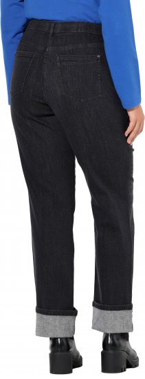Ulla Popken Rhinestone Studded Jeans Grey - Jeans & Broeken in Grote Maten – Plus Size - 