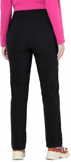 Ulla Popken Bengaline Elastic Waist Pants Black - Jeans & Broeken in Grote Maten – Plus Size - 
