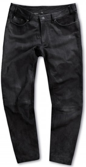 JP1880 Leather Pants Regular Fit Buffalo Nubuck Dark Brown - Jeans & broeken - Jeans & Broeken Grote Maten Heren