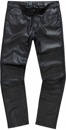 JP1880 Leather Pants Regular Fit Finest Lamb Nappa Black - Jeans & broeken - Jeans & Broeken Grote Maten Heren