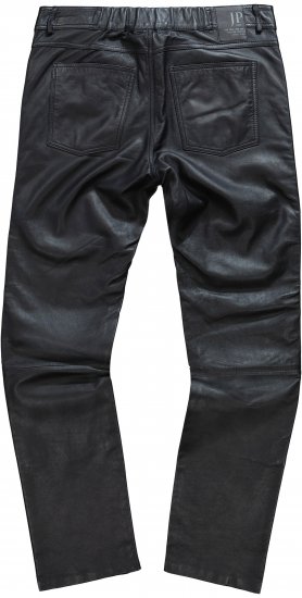 JP1880 Leather Pants Regular Fit Finest Lamb Nappa Black - Jeans & broeken - Jeans & Broeken Grote Maten Heren