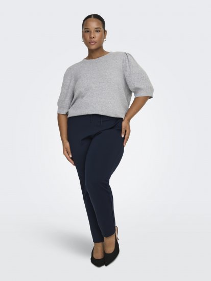 Only Carmakoma Goldtrash Classic Pants Navy - Broeken - 