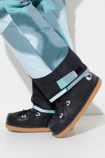 Ulla Popken Hyprar Ski Pants Waterproof Velcro Closure Shaped Knees Ice Green - Skikleding - 