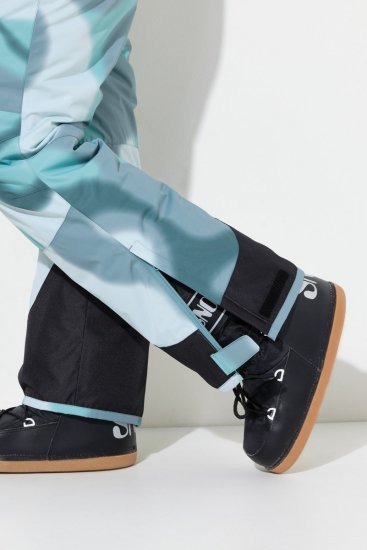 Ulla Popken Hyprar Ski Pants Waterproof Velcro Closure Shaped Knees Ice Green - Skikleding - 