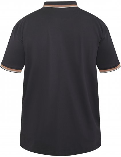 North Latitude 61128 Superflex Piqué Poloshirt Zwart - Polo shirts - Grote Maten Poloshirts Heren