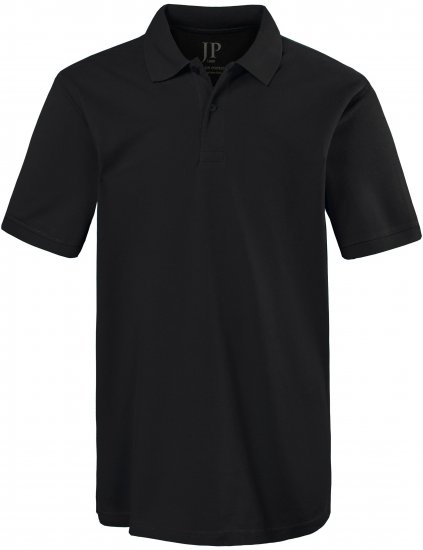 JP1880 Basic Sporty Classic Polo Shirt Short Sleeve Black TALL - TALL polo's - 
