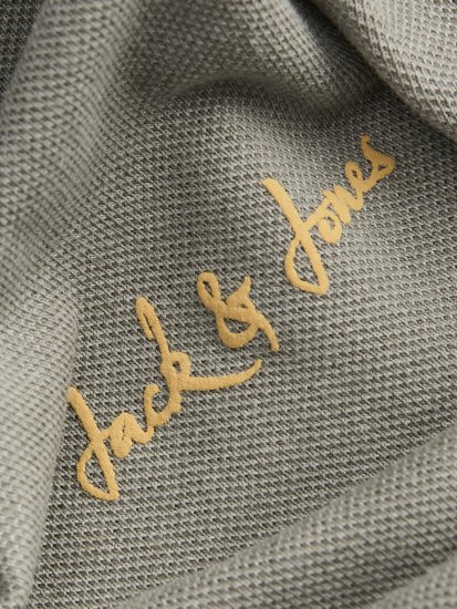 Jack & Jones Blaze Short Sleeve Polo Grey - Polo shirts - Grote Maten Poloshirts Heren