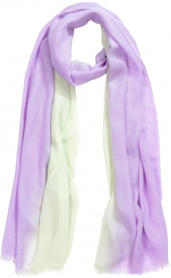Ulla Popken Fringed Ombre Scarf Pistachio - Accessoires - 