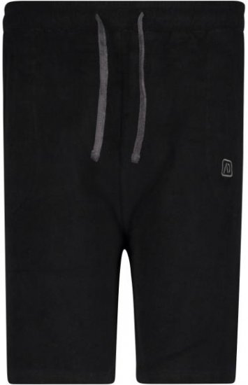 Adamo Terry Shorts Black - Alle kleding - Herenkleding in grote maten