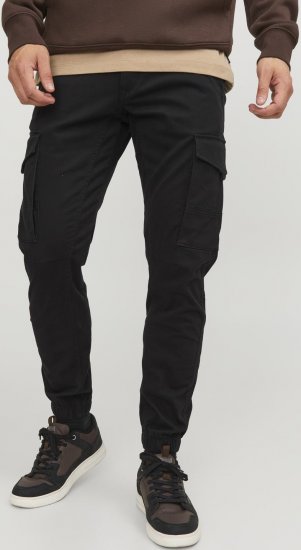 Jack & Jones Paul Flake Cargo Pants Black - Jeans & broeken - Jeans & Broeken Grote Maten Heren