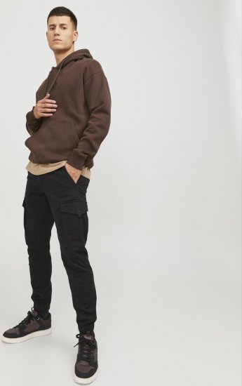 Jack & Jones Paul Flake Cargo Pants Black - Jeans & broeken - Jeans & Broeken Grote Maten Heren