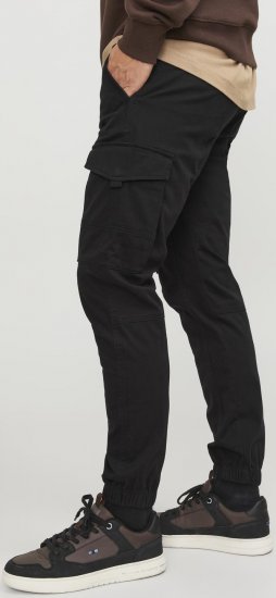 Jack & Jones Paul Flake Cargo Pants Black - Jeans & broeken - Jeans & Broeken Grote Maten Heren