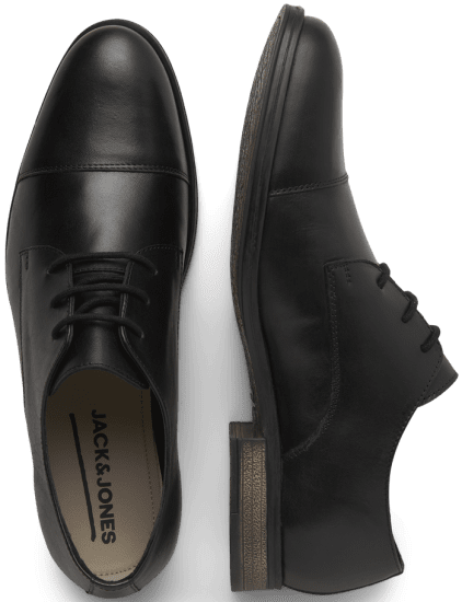 Jack & Jones Raymond Leather Shoes Anthracite - Herenschoenen 40-52 - 