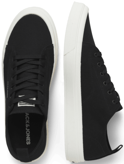 Jack & Jones Bayswater Canvas Sneakers Anthracite - Herenschoenen 40-52 - 