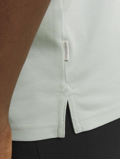 Jack & Jones Rodney Short Sleeve Polo Aqua Gray - Polo shirts - Grote Maten Poloshirts Heren