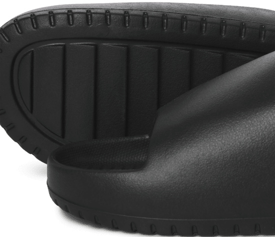 Jack & Jones Ripple Moulded Slider Slippers Anthracite - Herenschoenen 40-52 - 