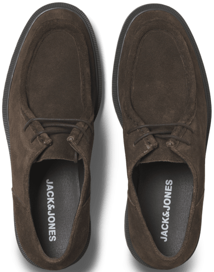 Jack & Jones Austin Suede Moc Brown Stone - Herenschoenen 40-52 - 