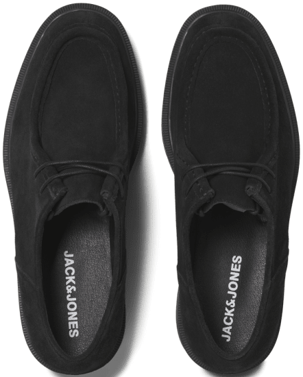 Jack & Jones Austin Suede Moc Black - Herenschoenen 40-52 - 