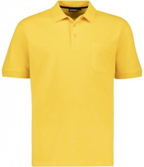 Adamo 139311 Poloshirt RF Yellow - Polo shirts - Grote Maten Poloshirts Heren