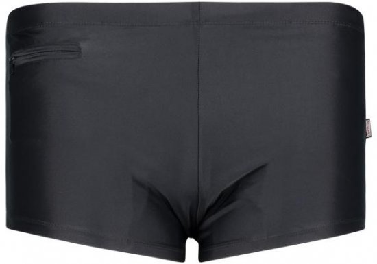ADAMO 141723 Men's Plus Size Swim Trunks – Short Leg, Pocket, Black - Ondergoed & Zwem - Grote Maten Ondergoed Heren