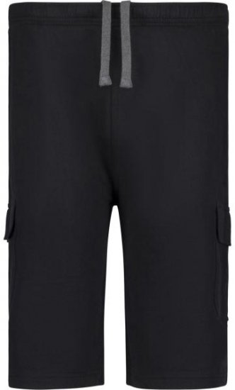 Adamo 159308 Cargo Shorts Black - Shorts - Grote Maten Korte Broeken Heren