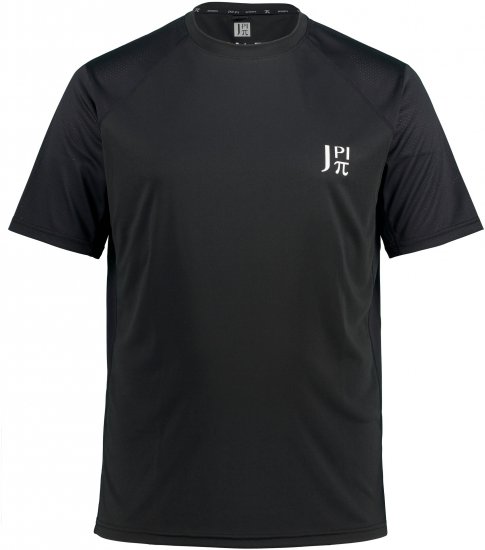 JP1880 FLEXNAMIC® QuickDry Tennis T-Shirt Black - Sportkleding & outdoor - Grote Maten Sportkleding Heren