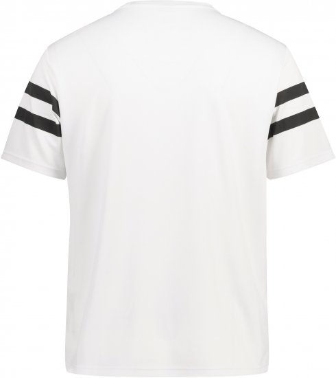  JP1880 Henley Tennis T-Shirt Snow White - Sportkleding & outdoor - Grote Maten Sportkleding Heren