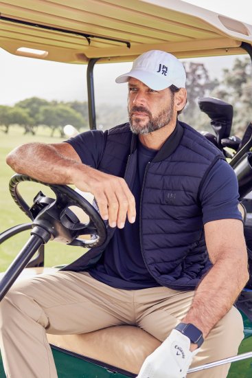 JP1880 Guilted College Collar Golf Vest Dark Navy - Sportkleding & outdoor - Grote Maten Sportkleding Heren
