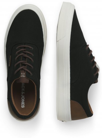 Jack & Jones Lington Canvas Sneakers Black - Herenschoenen 40-52 - 