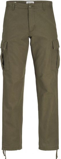 Jack & Jones KANE BARKLEY Cargopants Khaki - Jeans & broeken - Jeans & Broeken Grote Maten Heren