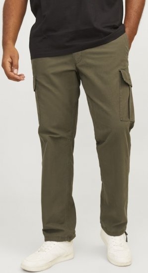 Jack & Jones KANE BARKLEY Cargopants Khaki - Jeans & broeken - Jeans & Broeken Grote Maten Heren