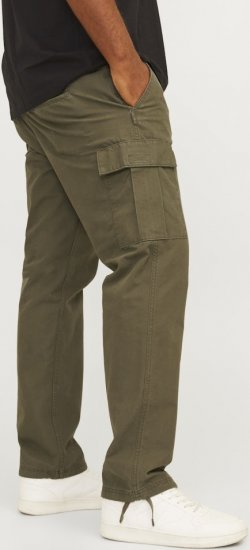 Jack & Jones KANE BARKLEY Cargopants Khaki - Jeans & broeken - Jeans & Broeken Grote Maten Heren