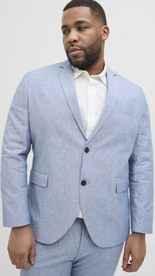 Jack & Jones Riviera Blazer Nautical Blue - Pakken - Grote Maten Kostuum Heren