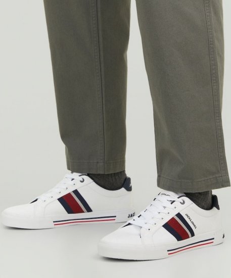 Jack & Jones Gorgon Sneakers Bright White - Herenschoenen 40-52 - 