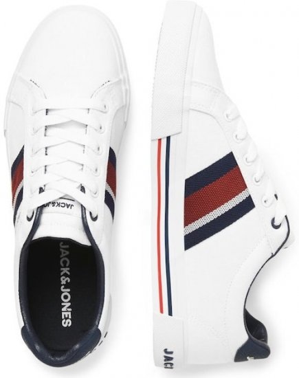 Jack & Jones Gorgon Sneakers Bright White - Herenschoenen 40-52 - 