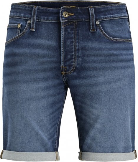 Jack & Jones Rick Con I.K. SHORTS GE 132 SN Blue Denim - Shorts - Grote Maten Korte Broeken Heren