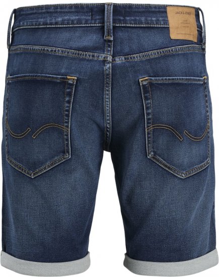 Jack & Jones Rick Con I.K. SHORTS GE 132 SN Blue Denim - Shorts - Grote Maten Korte Broeken Heren