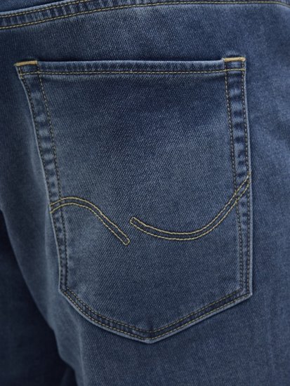 Jack & Jones Rick Con I.K. SHORTS GE 132 SN Blue Denim - Shorts - Grote Maten Korte Broeken Heren
