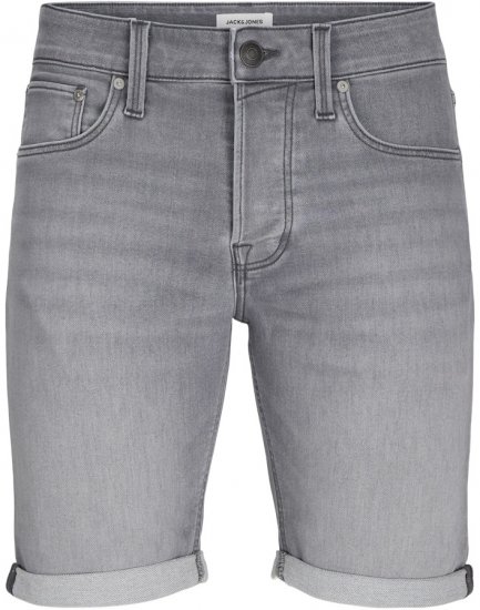 Jack & Jones Rick Icon I.K. GE 063 Shorts Grey Denim - Shorts - Grote Maten Korte Broeken Heren