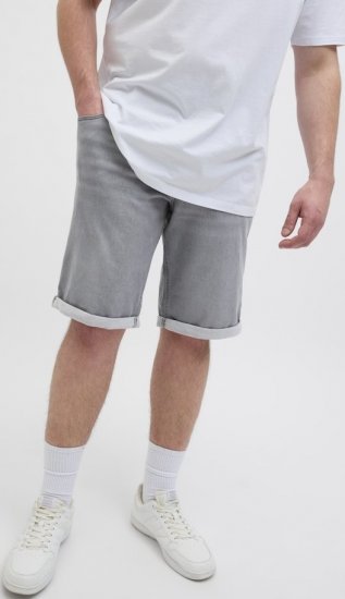 Jack & Jones Rick Icon I.K. GE 063 Shorts Grey Denim - Shorts - Grote Maten Korte Broeken Heren