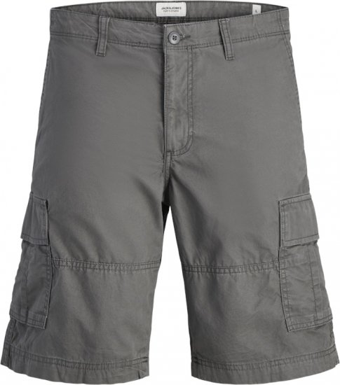 Jack & Jones Cole Mateo Cargo Shorts Castlerock - Shorts - Grote Maten Korte Broeken Heren