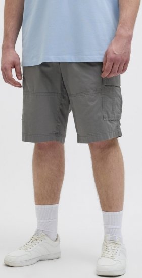 Jack & Jones Cole Mateo Cargo Shorts Castlerock - Shorts - Grote Maten Korte Broeken Heren