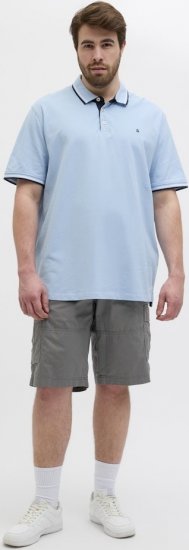 Jack & Jones Cole Mateo Cargo Shorts Castlerock - Shorts - Grote Maten Korte Broeken Heren