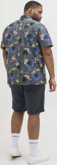 Jack & Jones Marco Erik Chino Shorts Navy Blazer - Shorts - Grote Maten Korte Broeken Heren