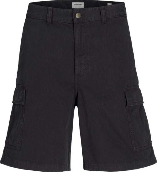 Jack & Jones Karl Avery Cargo Shorts Black - Shorts - Grote Maten Korte Broeken Heren