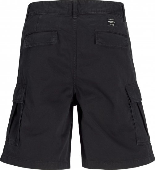 Jack & Jones Karl Avery Cargo Shorts Black - Shorts - Grote Maten Korte Broeken Heren